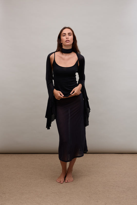 Line Midi Skirt