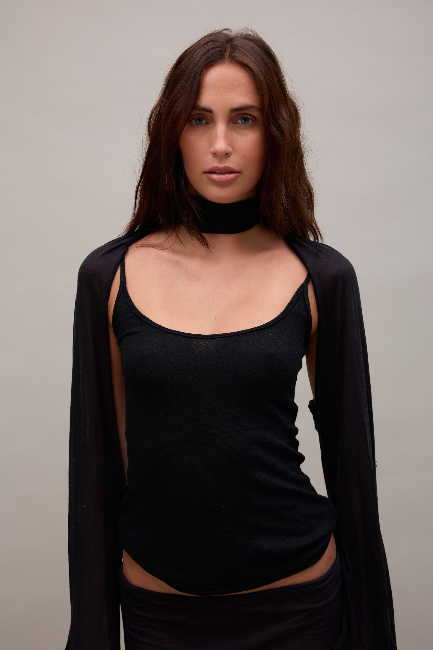 Black Sleeve Scarf
