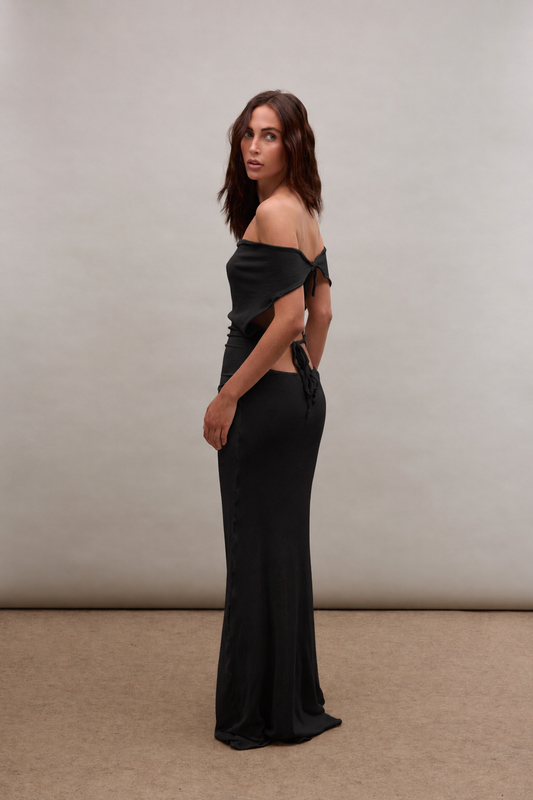 Salt Long Dress - Black
