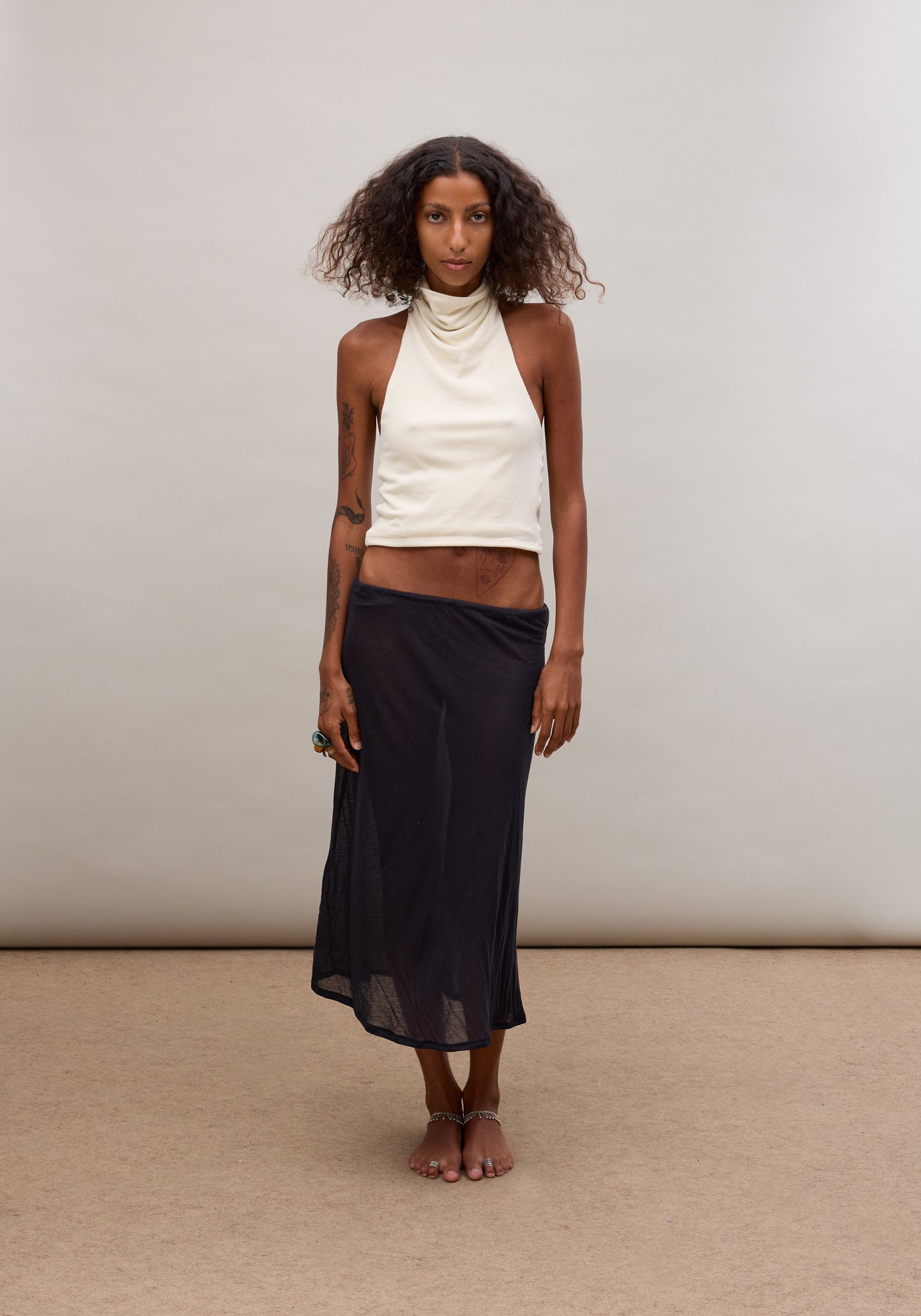 Line Midi Skirt