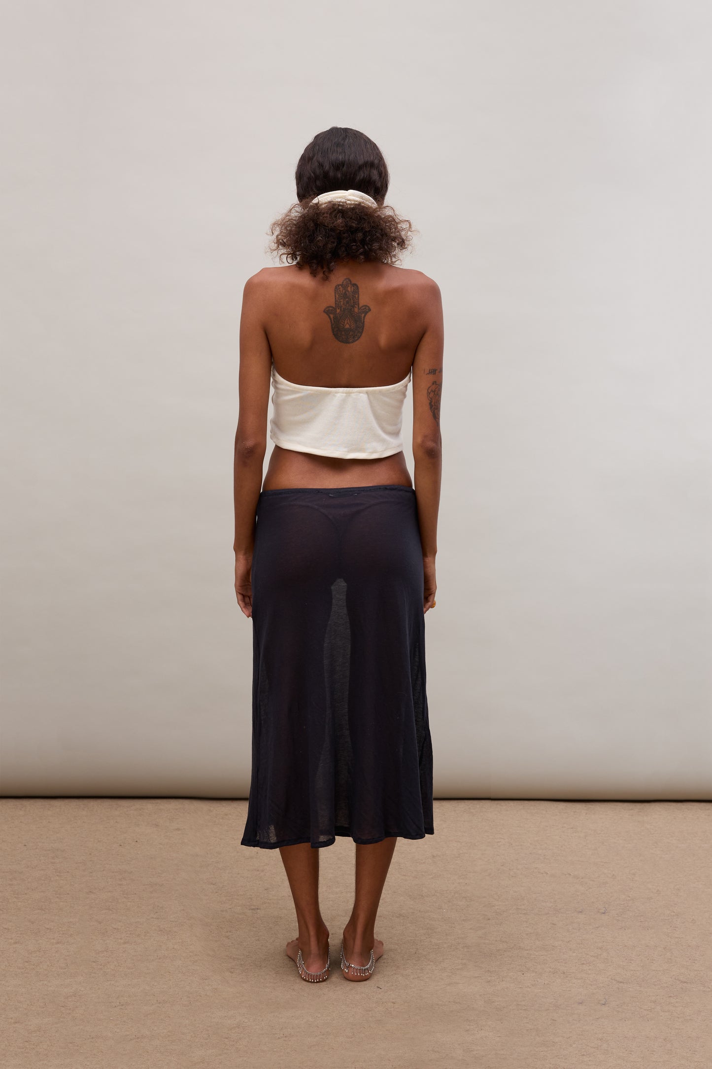 Line Midi Skirt