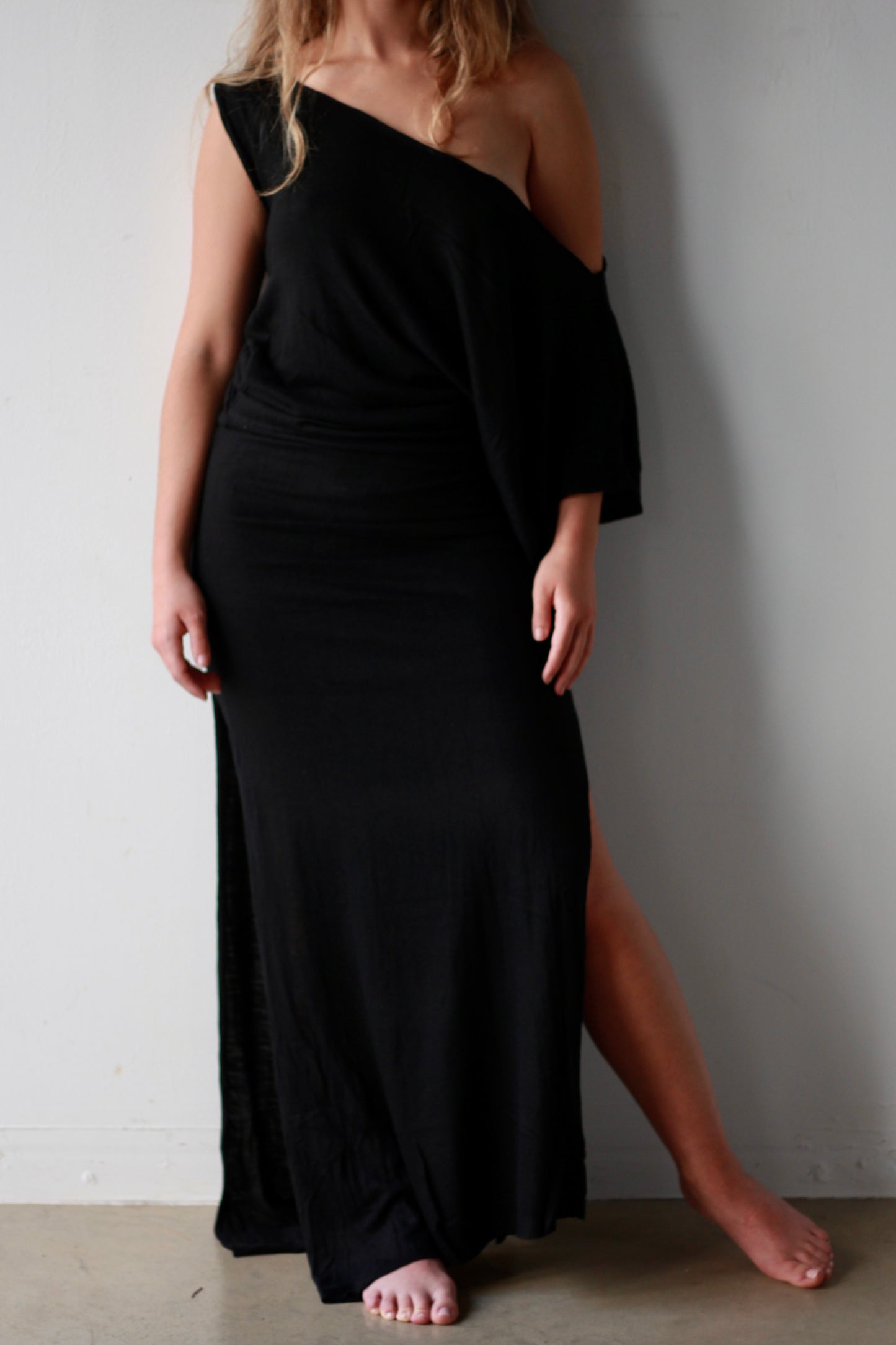 Maya Asymmetric Long Dress