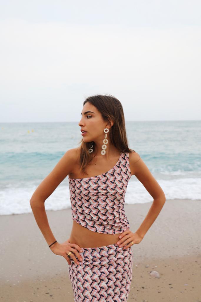 Margarita top in white